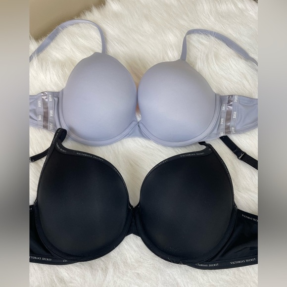 Victoria's Secret Black and Gray Bra Set BB 36 C - Picture 9 of 11